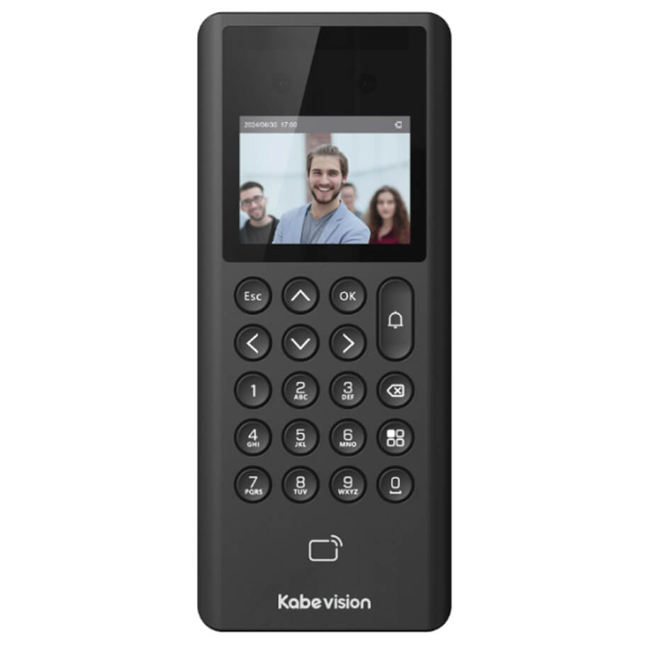 Kiểm soát cửa nhận diện khuôn mặt Kabe Vision KX-FR04AC-W